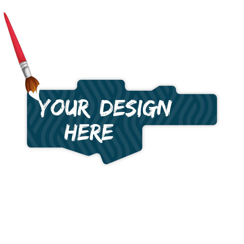 Gun Shape Custom Gift Cards