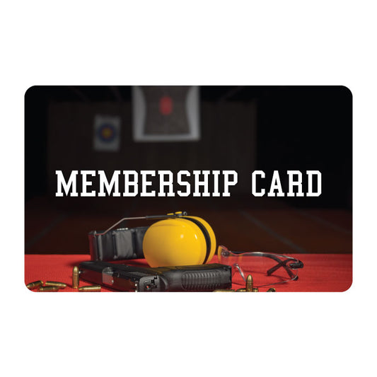 Shooting Range Membership Card